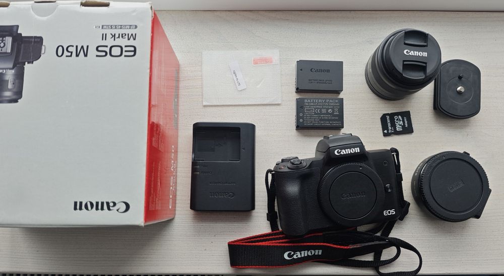 Фотоапарат Canon EOS M50 Mark II + 15-45 IS STM Kit Black