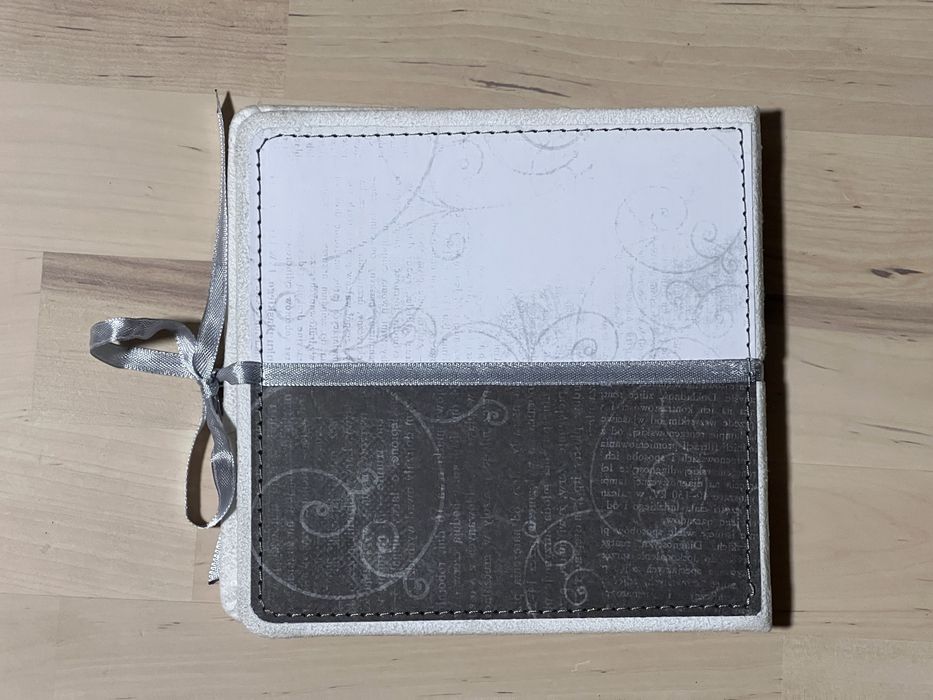 Vintage opakowanie na płyty ręcznie zdobione