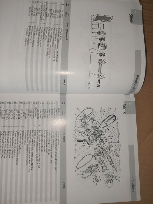 Sprzedam nowy katalog czesci instrukcja obsługi junak m10 rama silnik
