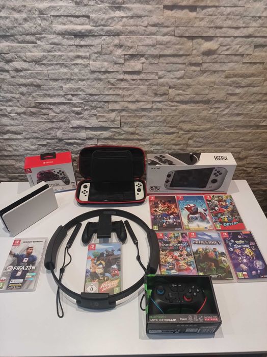 Nintendo Switch OLED zadbane.