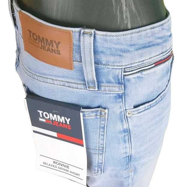 Tommy Hilfiger męskie spodenki jeansowe Tommy Jeans Ronnie W30 nowe
