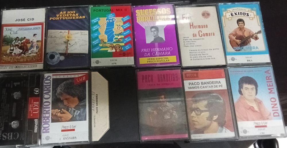 Cassetes Antigas Originais 2€