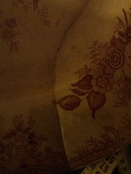 Travessa muito antiga cor de Rosa