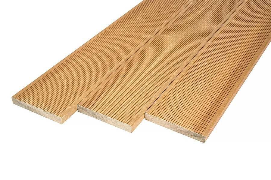 Deska tarasowa bangkirai 25x145x3360  profil drobny-gładki