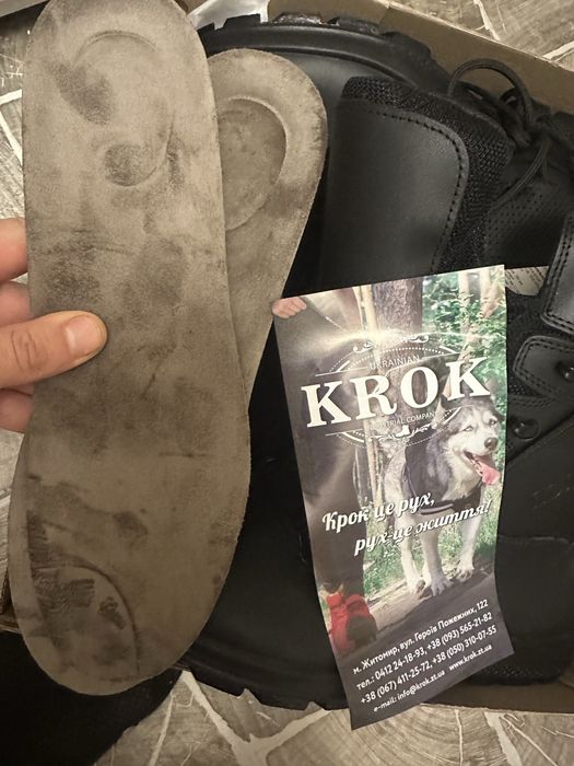 Ботинки krok  black