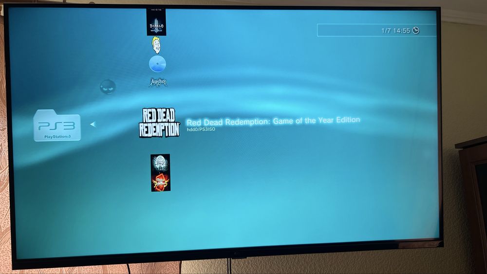 Ігрова приставка sony playstation 3 slim 320 GB +2 джойстика +25 ігор