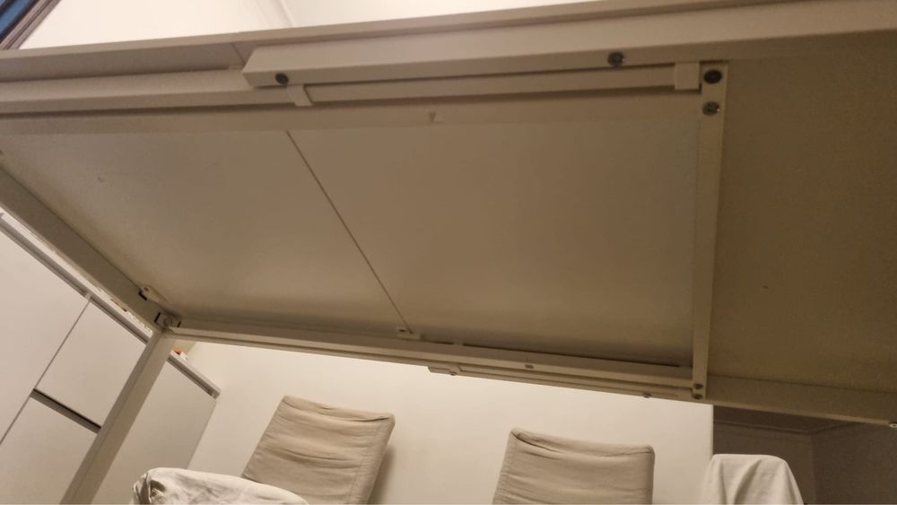 Mesa de jantar extensivel branca