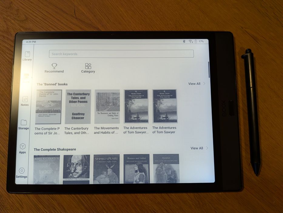 Czytnik ebooków, notatnik Onyx Boox Note 3 + rysik 10 cali