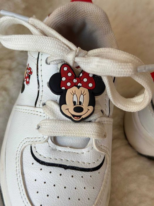 Кедити дитячі, для дівчинки 22р, з міккі маусом, disney взуття, кеди