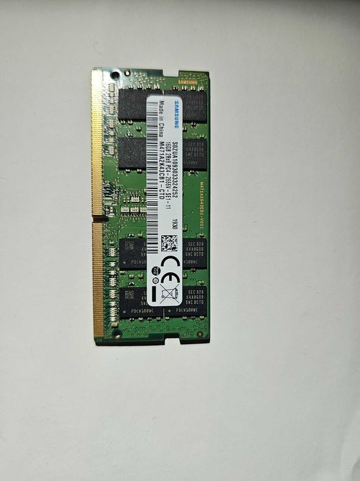 Memória RAM SODIMM 16Gb DDR4 Samsung para portátil