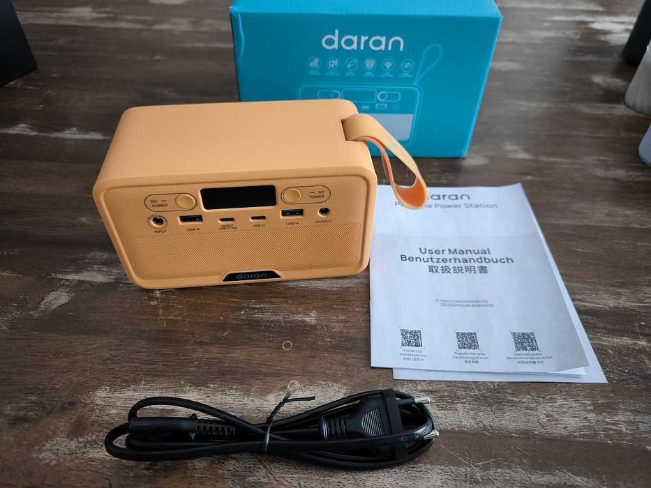 Przenośna Stacja Zasilania Daraner R100 100W 89.6Wh LiFePO4