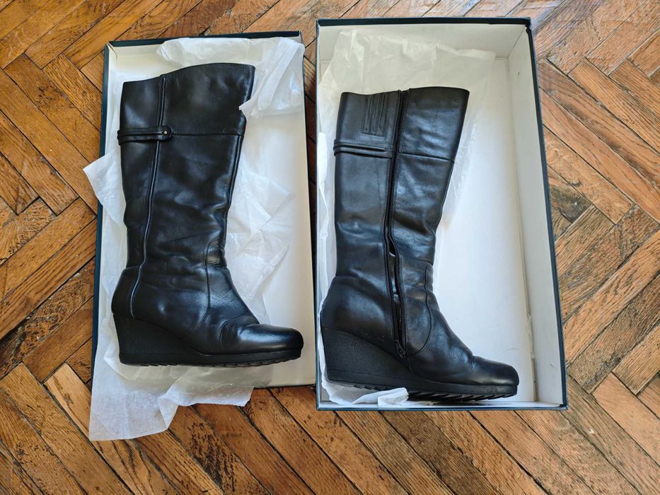 Зимові високі чоботи Braska на підборах