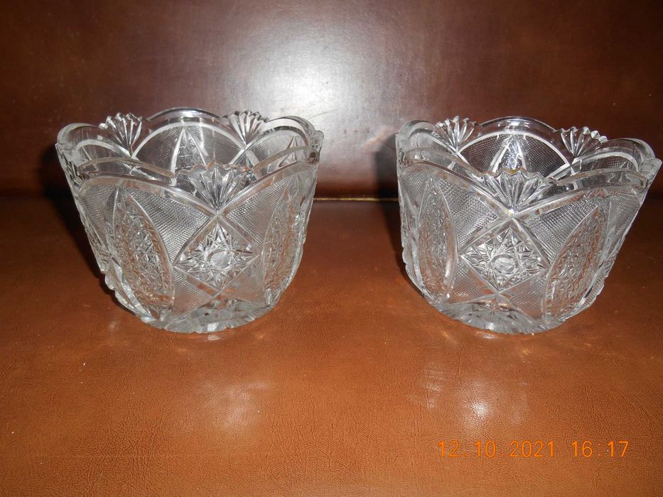 Хрустальные конфетницы\салатницы.