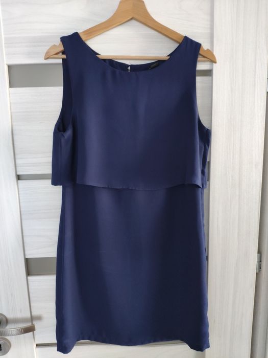 Granatowa sukienka H&M