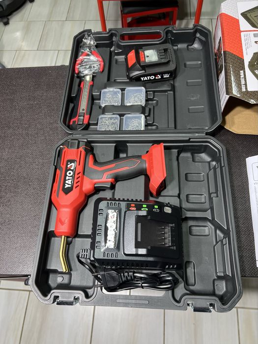 Паяльник для пластика аккумуляторный YATO YT-824482