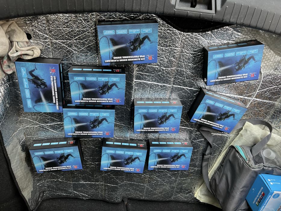 Lanterna pesca submarina led maxima potencia