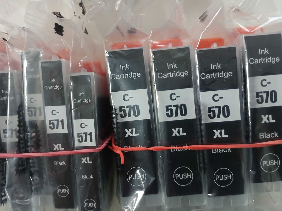 Tusze tonery dodrukarki canon 570 -571 zamienniki