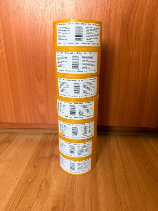 Taśma klejąca dwustronna 50 mm/25 m