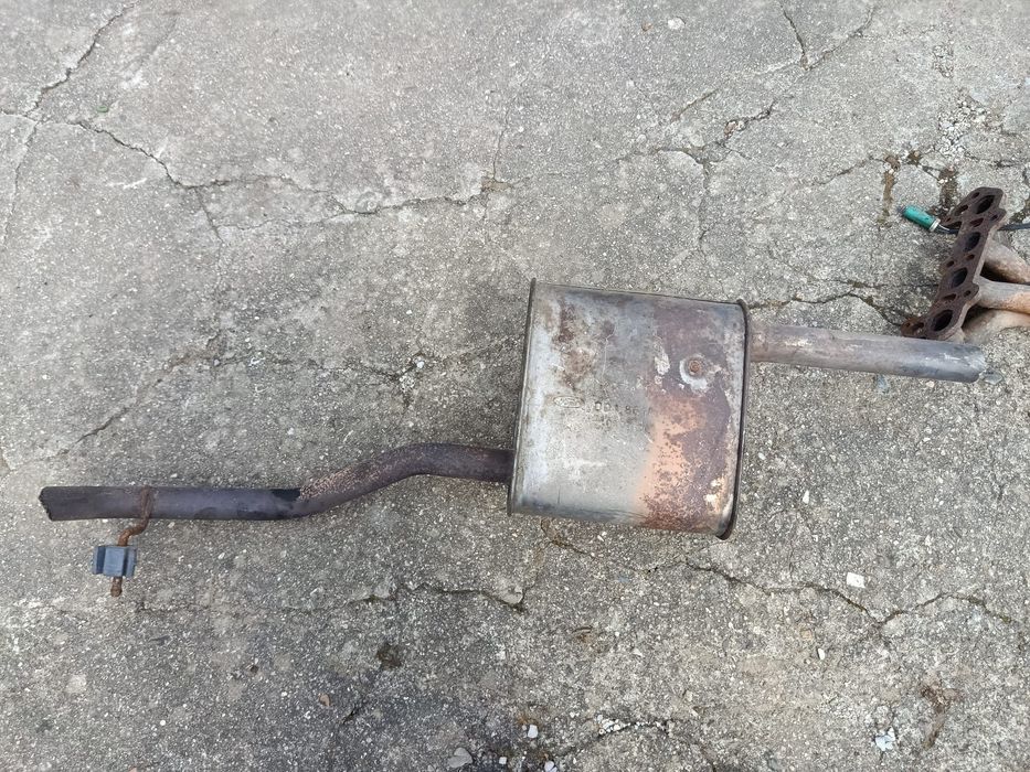 Coletor e panela de escape ford focus 2000 gasolina
