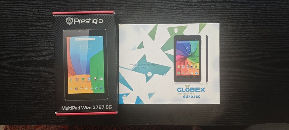 2 планшети Globex та Prestigio