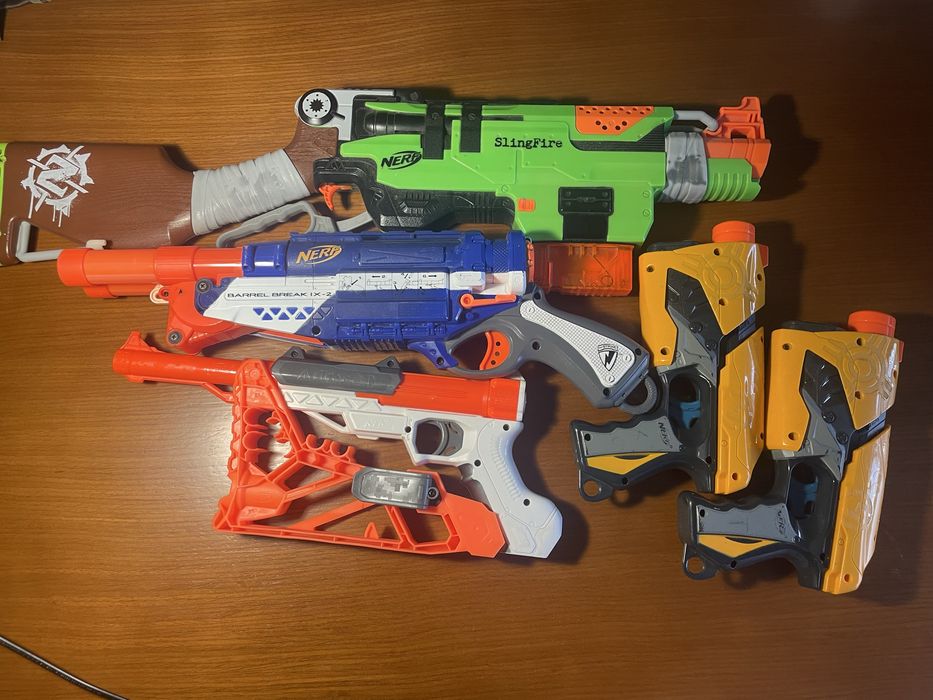 Pack 5 Nerfs como novas!