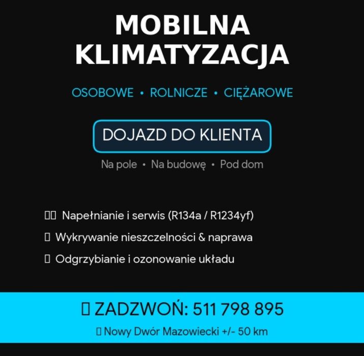 Klimatyzacja odmawia posłuszeństwa? Naprawimy ją na miejscu!