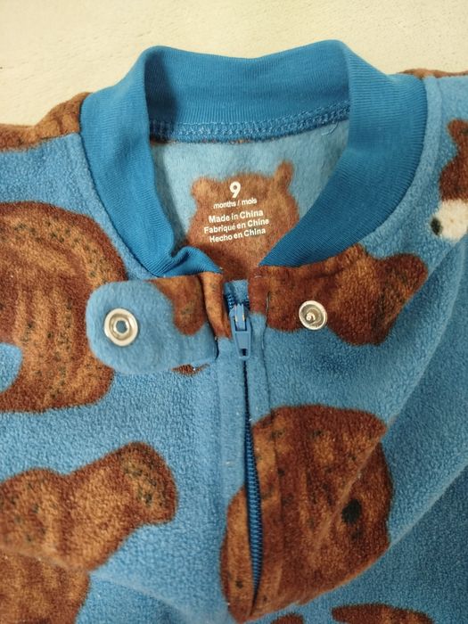 Чоловічок комбінезон флісовий carter's зі стопами