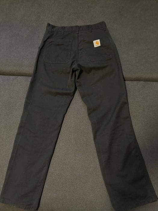 Carhartt чорні штани, джинси прямі