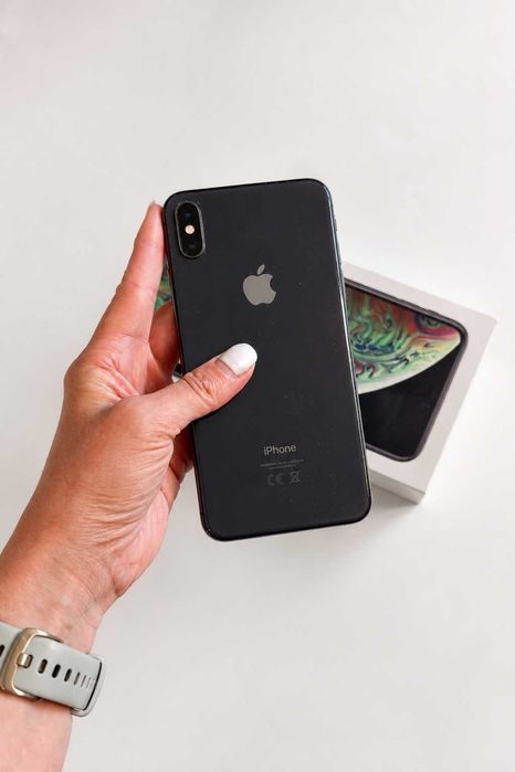 iPhone XS Max 64 GB Space Gray | Oryginalne pudełko | nowe słuchawki