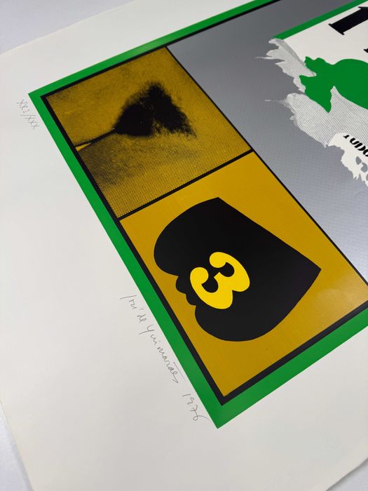 Serigrafia José de Guimarães 1º de Maio 1976 Gravura