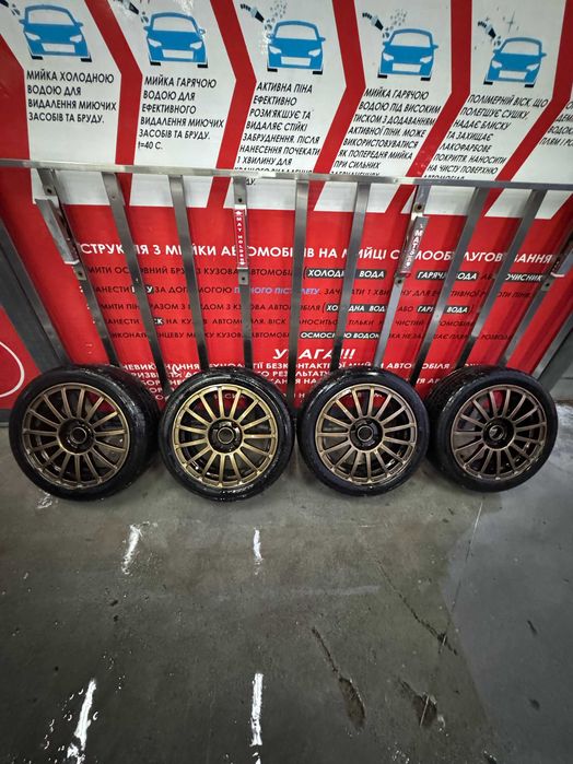 Диски ковані SLIK R16 з новою гумою літо / ET38 / 4x114.3 / DIA-67.1