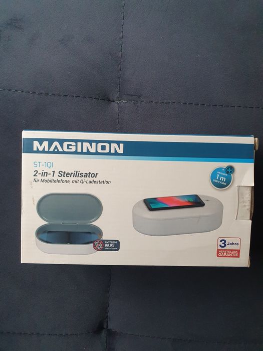Sterylizator niemiecki Maginon + ładowarka indukcyjna