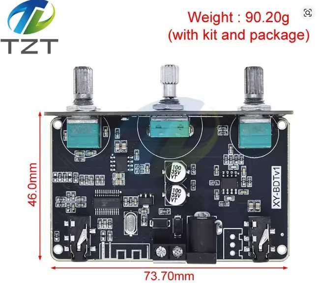 XY-BDT Bluetooth  5.1  попередній аудіопідсилювач, NE5532