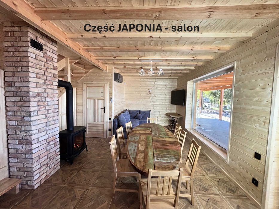 Mazury, dom nad jeziorem, 7 pokoi, sauna, jaccuzi, linia brzegowa