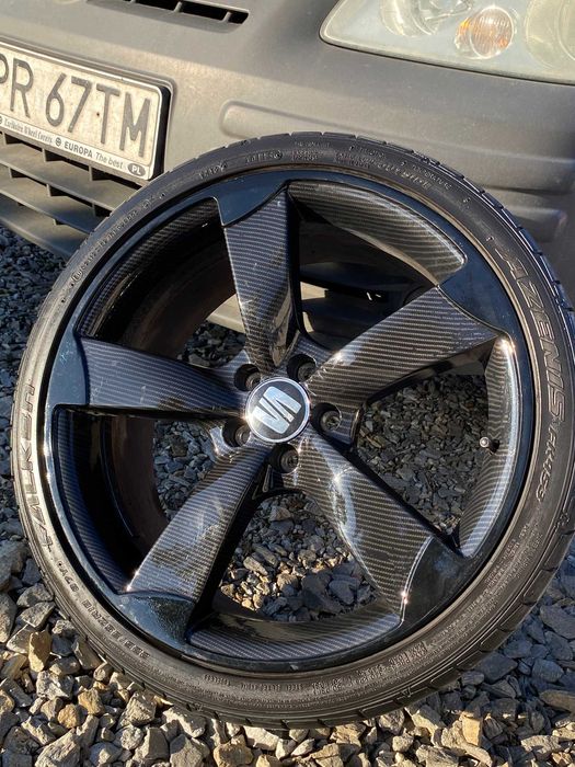 Koła Felgi Alufelgi 5x100 Rotor Carbonowe Leon 1M Audi A3 S3 8L Golf 4
