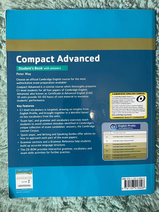 Compact Advanced Students Book with Answers