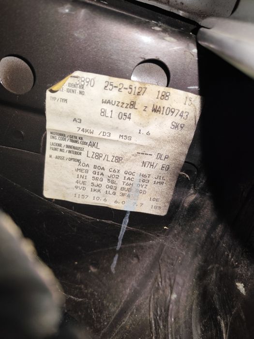 VW Golf IV Bora Audi A3 8L Seat Skoda skrzynia biegów 1.4 / 1.6 SR DLP