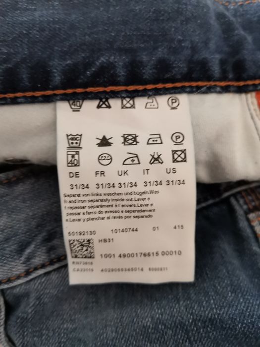 Spodnie jeans Hugo Boss orange 31/34