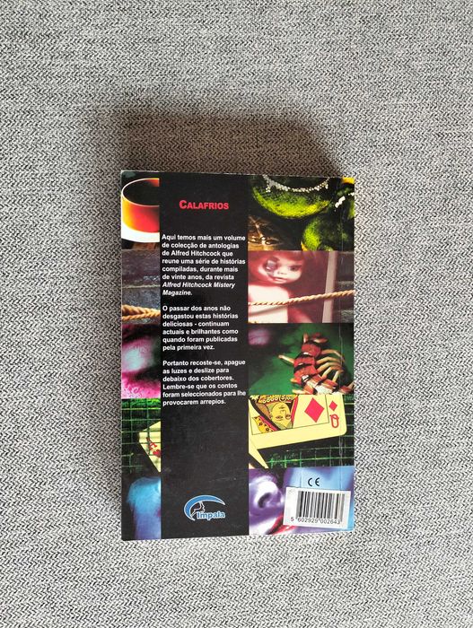 Livro "Calafrios" de Alfred Hitchcock