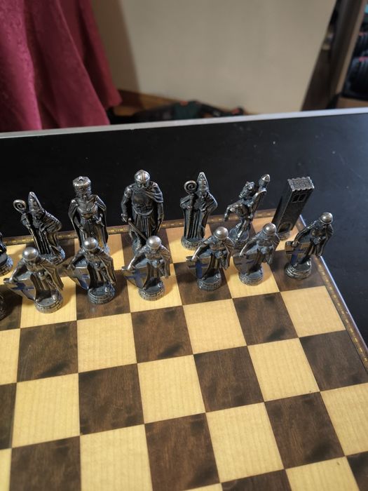 Jogo de xadrez de coleção - Peças de metal