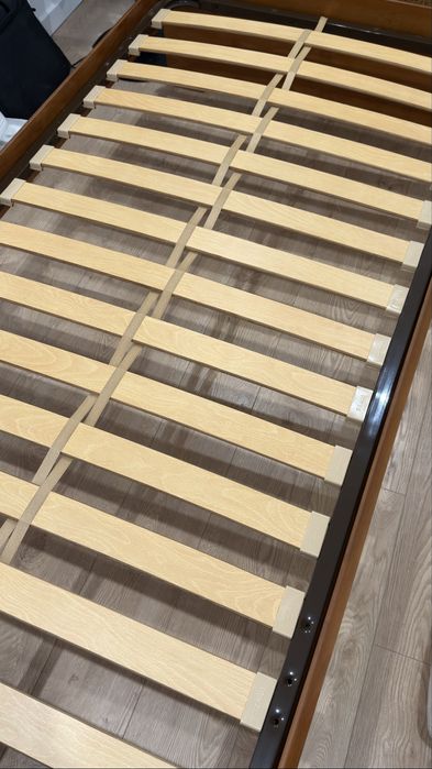 Estrutura cama madeira + estrado 90x140