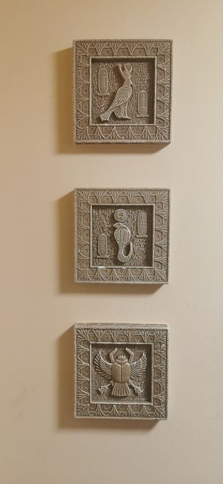 Płaskorzeźby egipskie x3