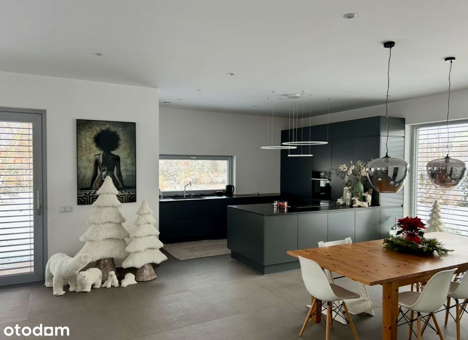 Nowoczesny dom PARTEROWY 211m² 19 arów, Smart Home, Szybki dojazd W-wa