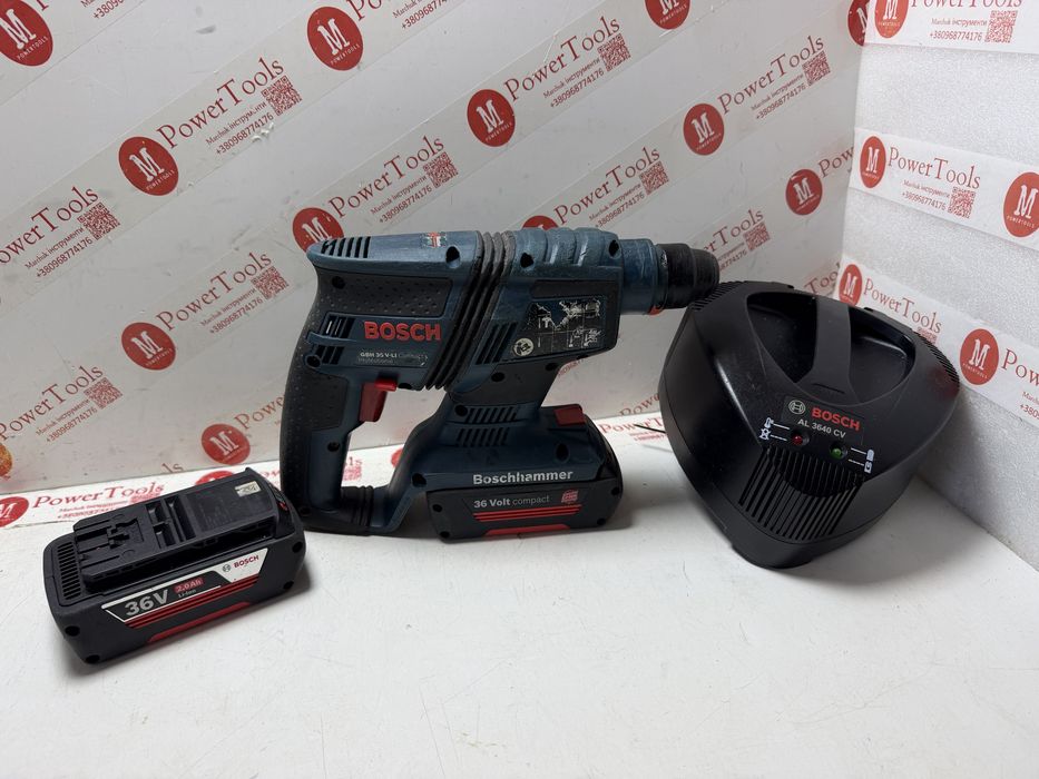BOSCH GBH 36 V-Li/акумуляторний перфоратор бош 36в