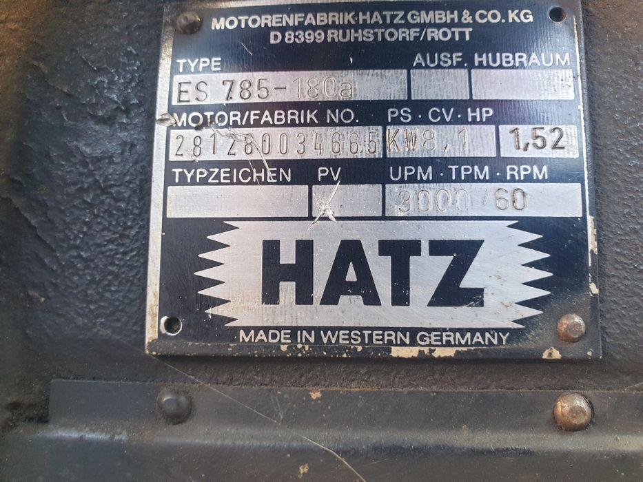 Silnik HATZ 785 sprzedam