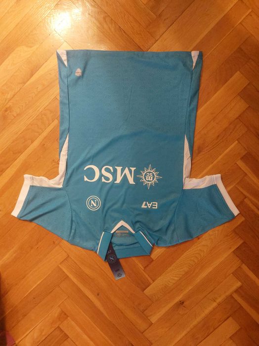koszulka Napoli 2024/25 z personalizacją Kevin De Bruyne.