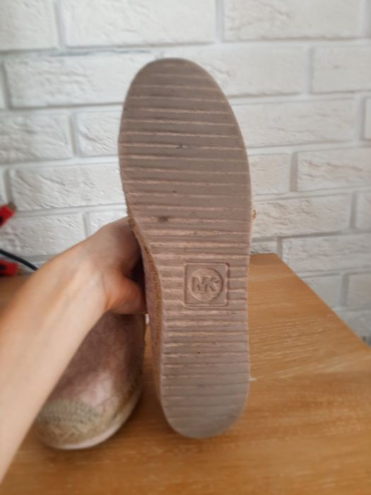 Michael Kors 37,5 espadryle różowe mokasyny loafersy MK 37 38