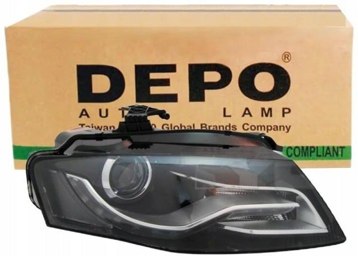 Farol / Ótica AUDI A4 B8 8K0941030AJ (OEM) | 11120904 (OEM) | 10102241003 (OEM) | 1122RMLEHM2 (OEM)
