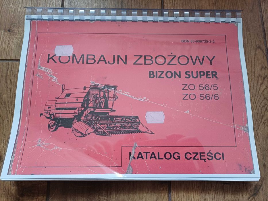 Katalog części do kombajnu BIZON Z-056/5 oraz Z-056/6 do Bizona