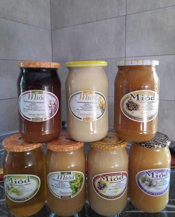 Zestaw miodu gryczany i akacjowy